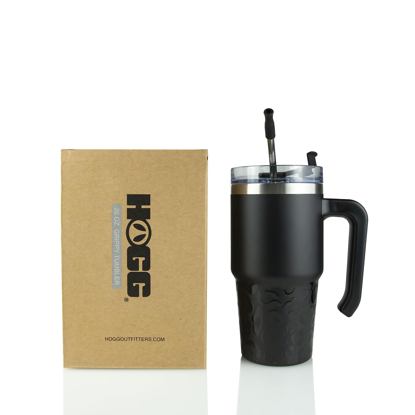 Amazon.com: Hogg 20oz Grippy Tumbler with Removable Handle, Lid